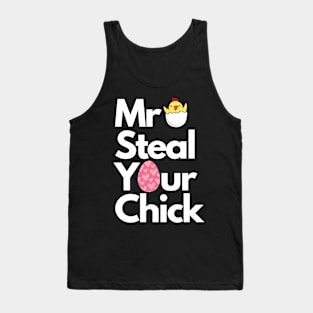 Easter Boys Toddlers Mr Steal Your Chick Funny Spring Humor Tank Top